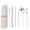 Stainless Steel Utensils with Case Set of 6