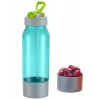 Sports water bottle with snack jar