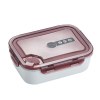 3 compartments bento plastic lunch box