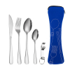 5 Pieces Stainless Steel Reusable Cutlery Set
