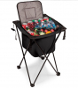 Portable rolling patio cooler