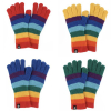Rainbow Knit Gloves
