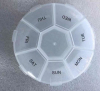 Small Transparent Plastic Medicine Pill Box